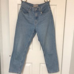 Everlane High Waist Straight Jeans 28 Ankle